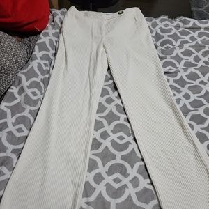 Cream corduroy Aritzia Talula Babaton pants. Size 2.